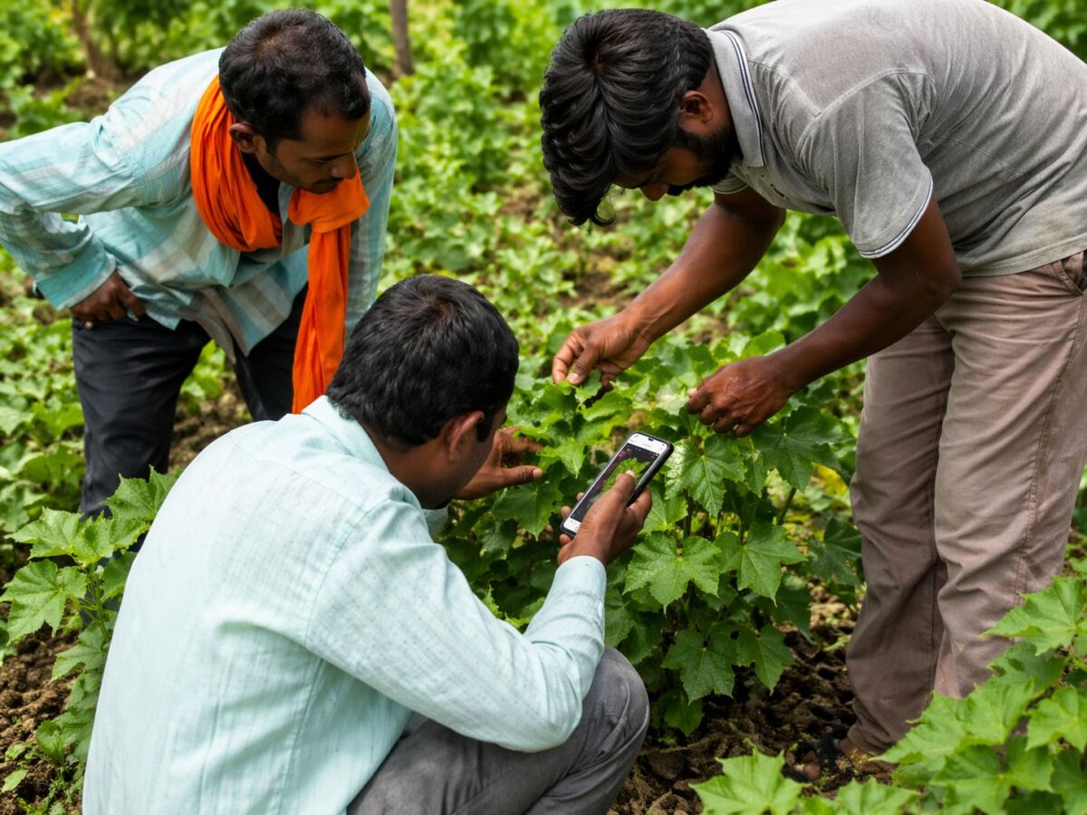 Identifying crop disease and solution using Crop App
